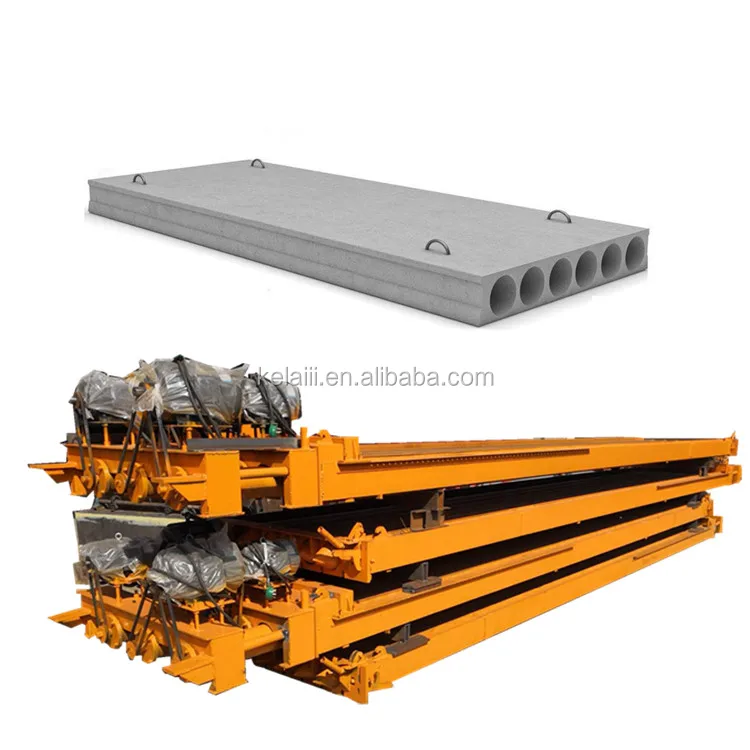 Concrete hollow core slab machine/hollow core slab making forming machine price