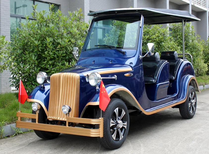 
New Mini 4 Wheels Luxury Electric Classic Vintage Car 