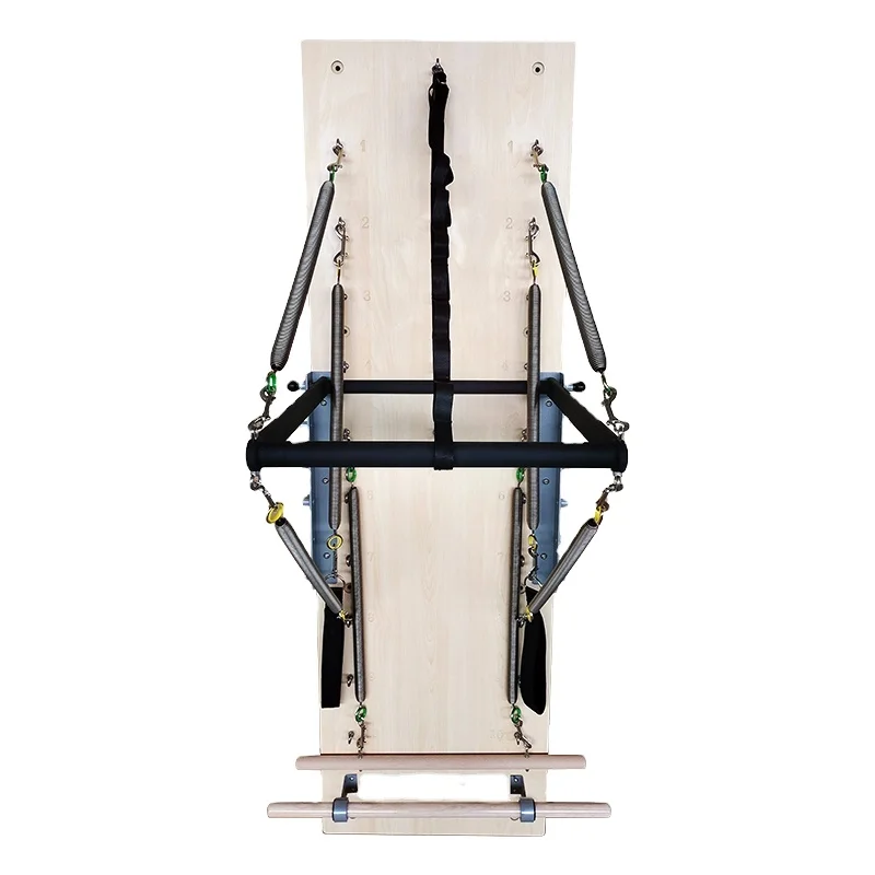 Imported wooden wall-mounted Pilates equipment for home gym use for fitness yoga training practice Pilates equipment