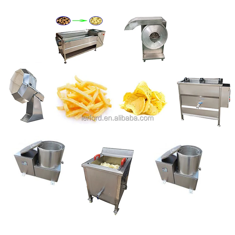 Factory Direct Supply Of French Fries And Potato Chips High-Efficiency Production Line
