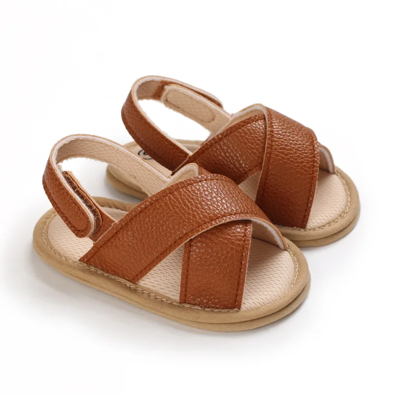 Baby Boys Girls Sandals Summer Shoes Soft Mesh Sole Infant First Walker Flat Crib Shoes M3694
