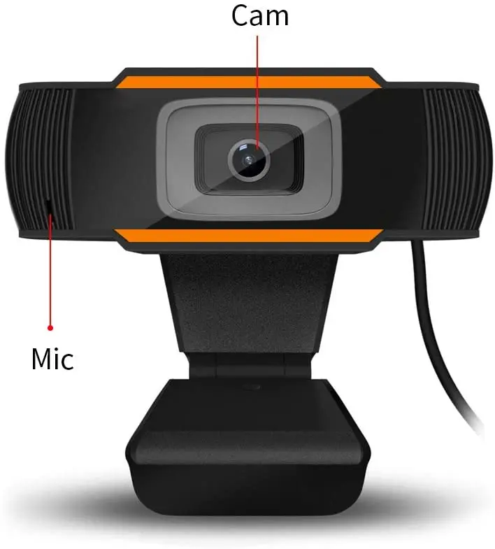 Fast Delivery HD Webcam for Computer 720 Pixels Max Focus Microphone Anti Status Button Cmos Mega Automatic