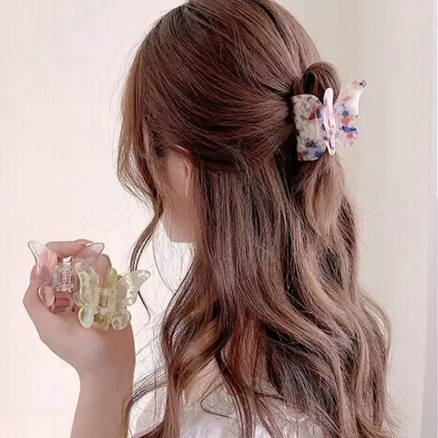 Butterfly Hair Clamps Antique Claw For Women Girls Headwear Accessories Scrab Hairdresses Clips Crab