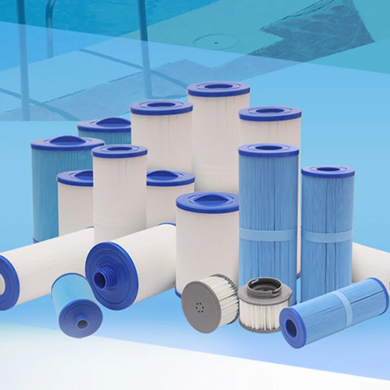 Customized Filter Cartridge Paper Pleated Water Filter Cartridge Wholehouse Water Replacement filter swimming pool