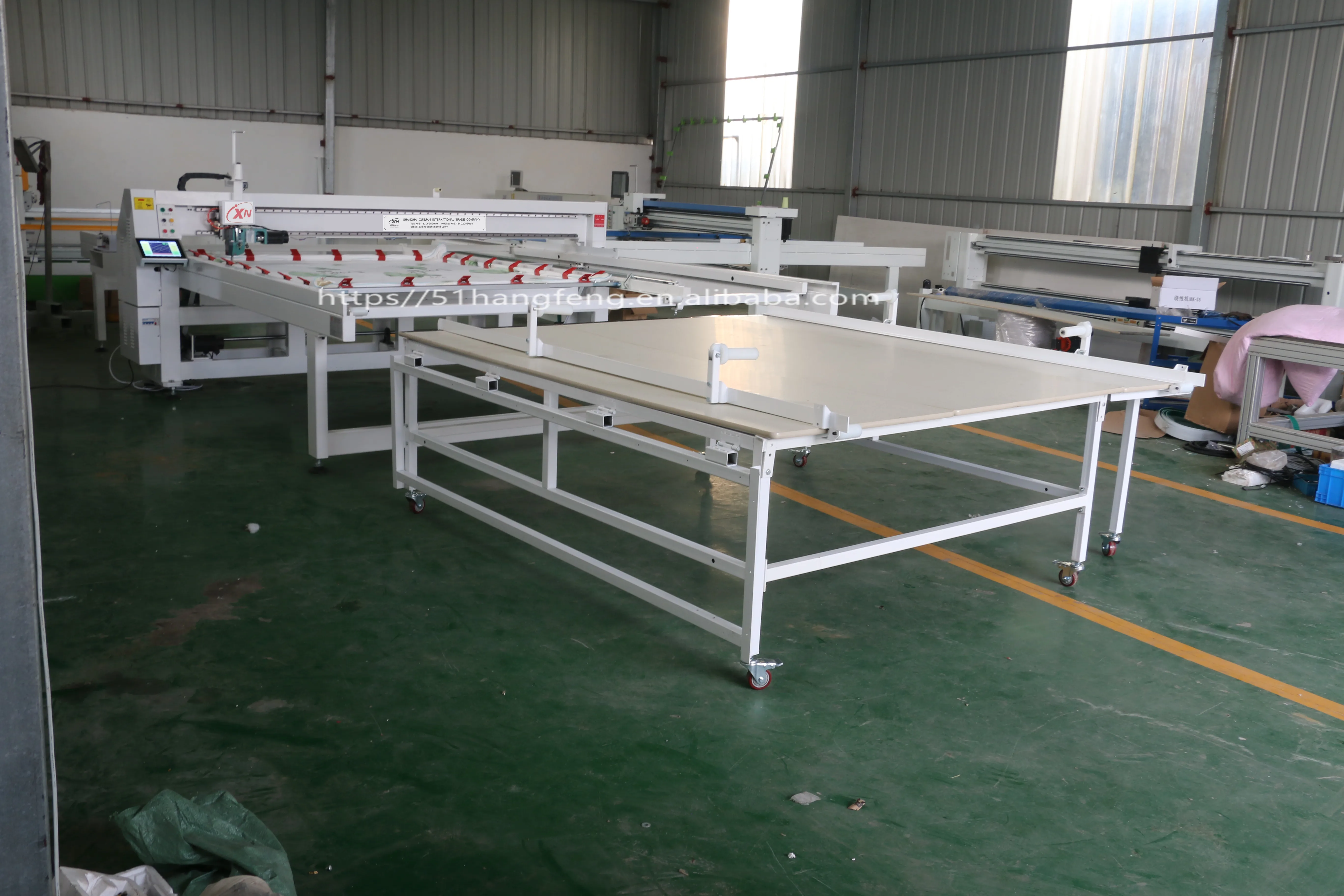 New 2022 horizontal two way quilting machinery high speed quilting and embroidery border machine for quilt