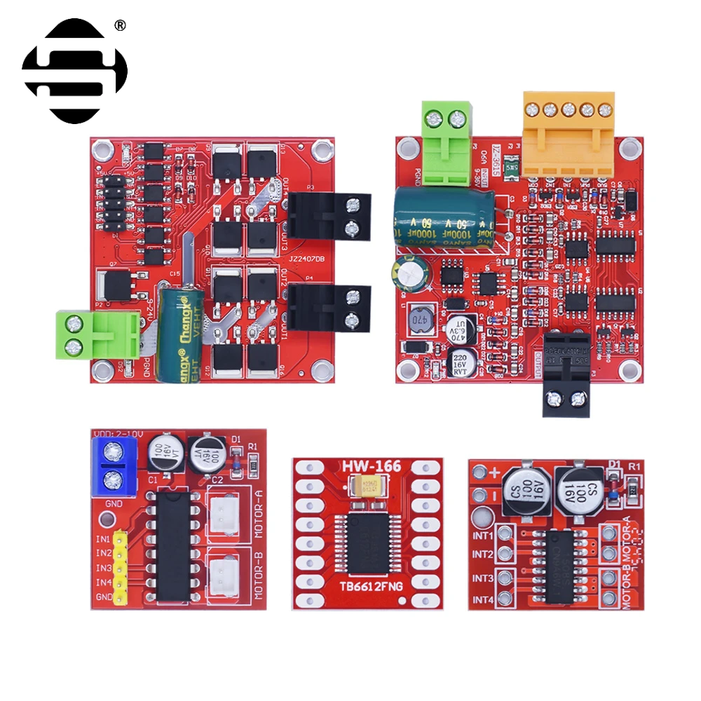 Dual channel motor drive board PWM governor H-bridge L298 logic DC drive motor module L298N stepping moto drive module Smart car