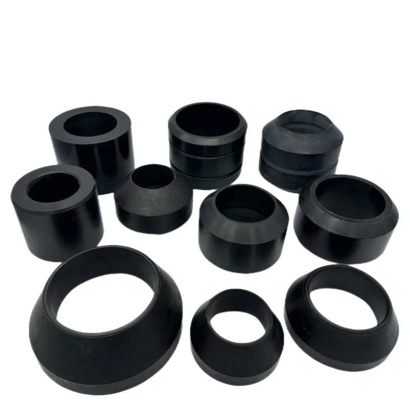 Black High Performance Custom Size Rubber Soft Oil Packer For Oil Filed Completion Tools