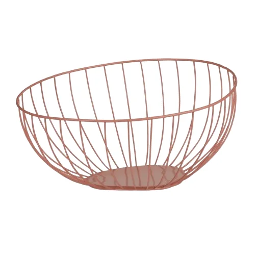 Kitchenware Aluminum Wired Metal Bread Basket for Breakfast Tableware Storage Basket Multipurpose Basket Household Kitchen Use