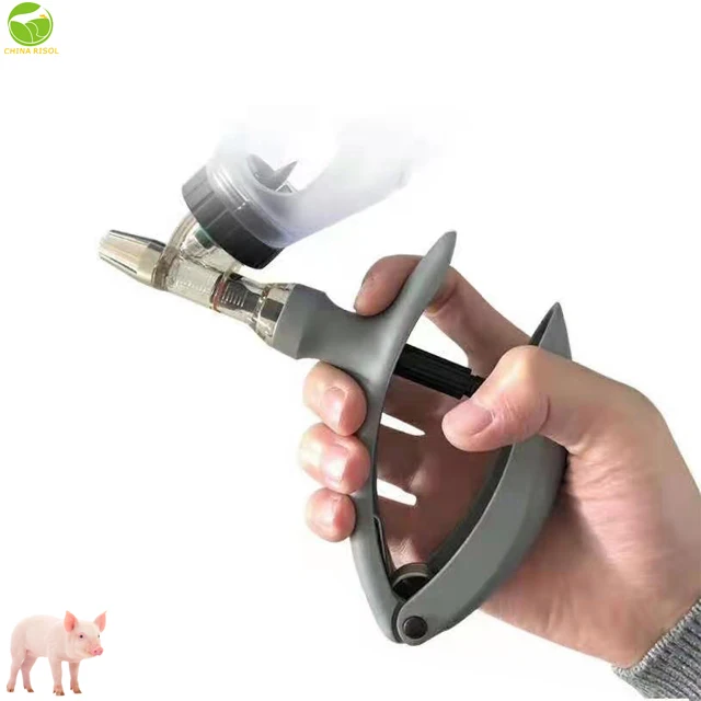 Veterinary Syringes  Plastic Steel Syringe for pig cattle chicken