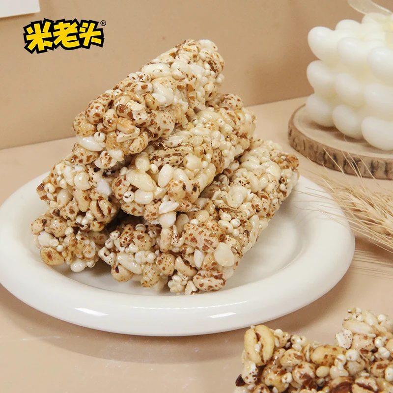 Uncle Pop Factory Direct Wholesale Grain Snacks Peanut Flavor Snacks Cereal Wheat Sticks with Highland Barley
