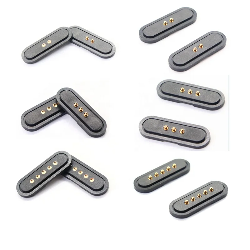 Подпружиненный Штекерный разъем 2,54 мм 2 3 4 5 Pin, магнитный разъем Pogo Pin для SMD SMT