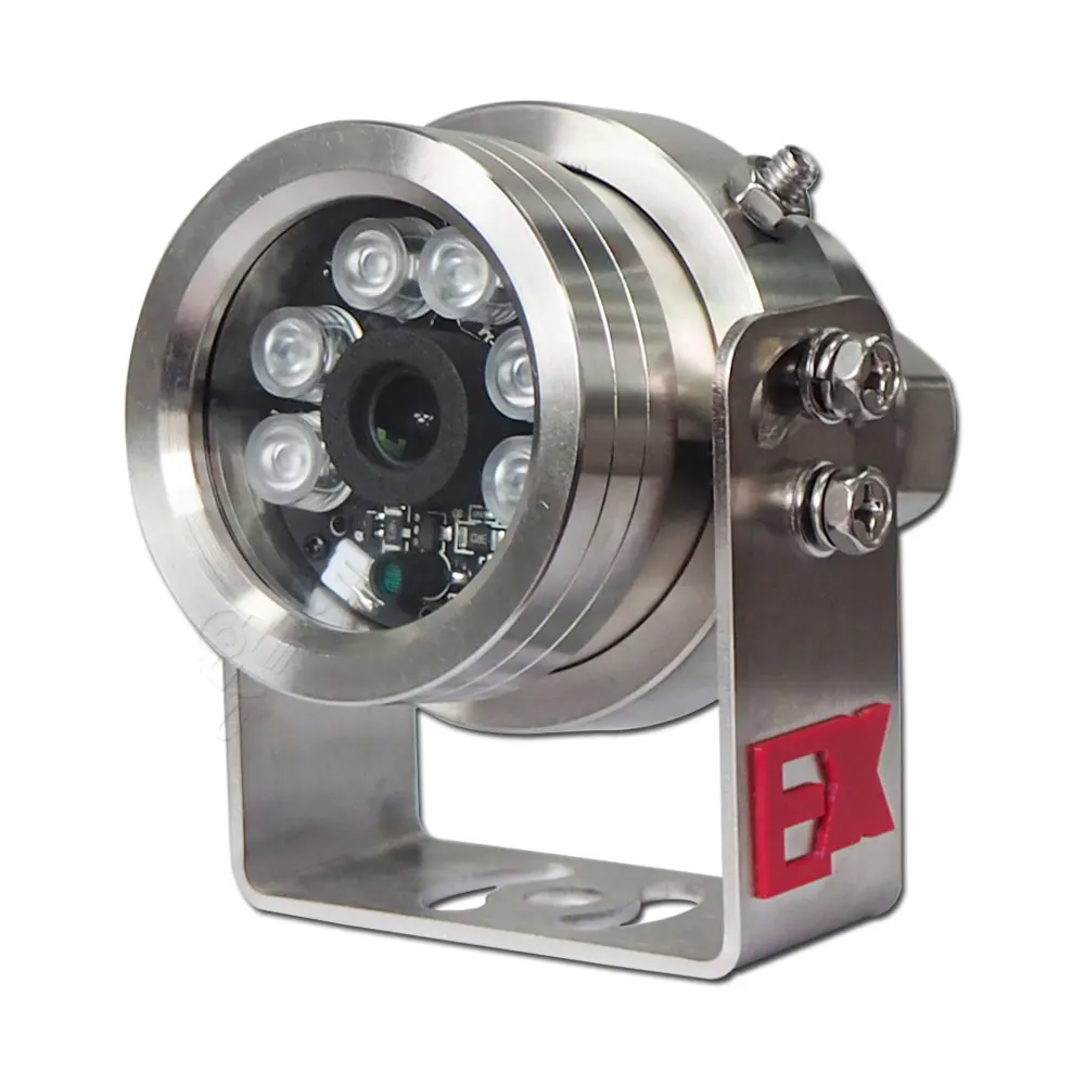 1080P Waterproof Night Vision IR Backup Camera for Dangerous Goods Transport Vehicle Stainless Steel Explosion Proof Features