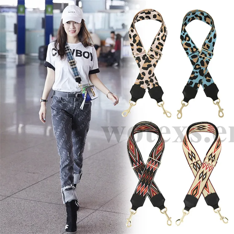 BS002 дизайнерский наплечный ремень холщовый рюкзак с вышивкой Сумка одним длинным наплечным ремнем жаккардовый