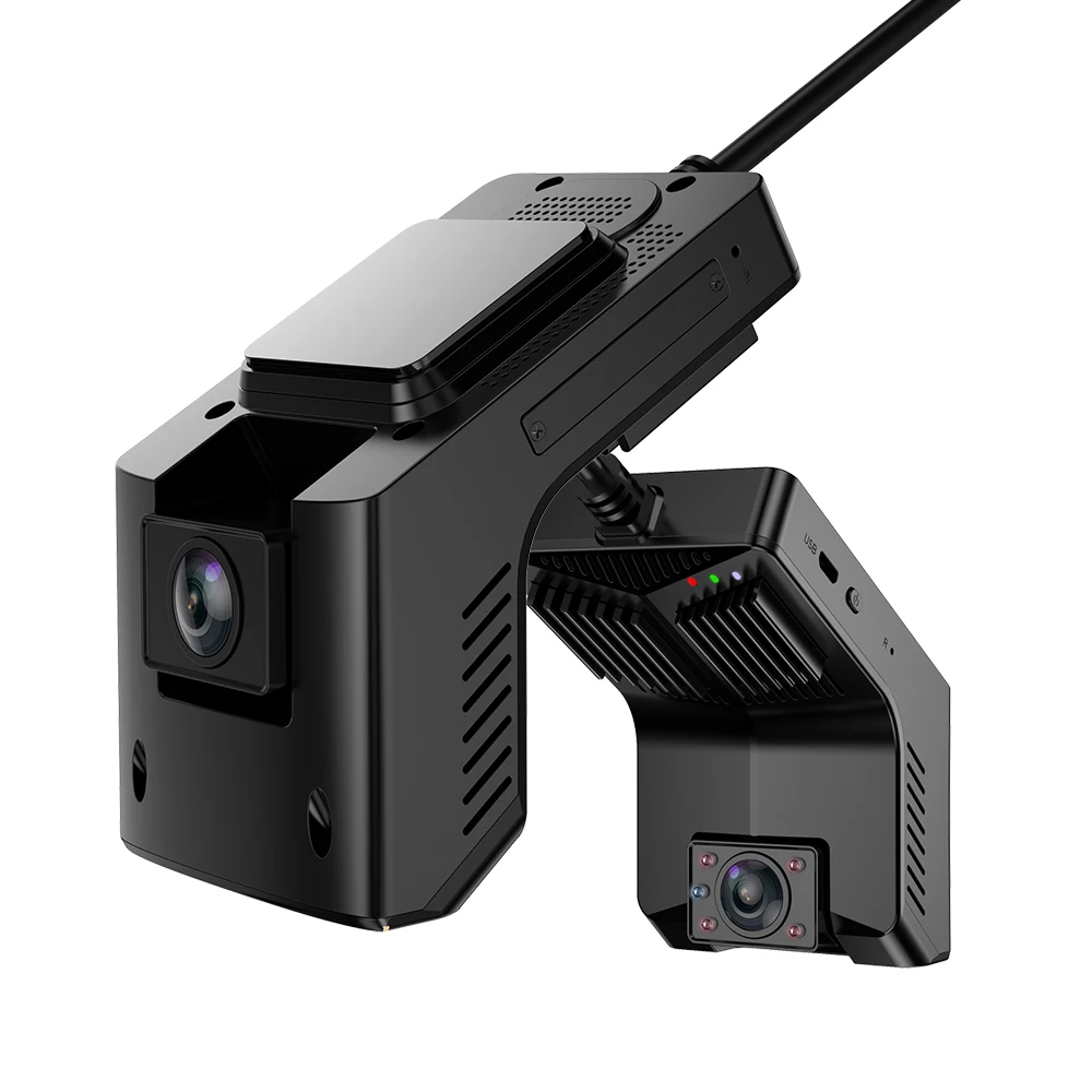 Fleet dash cams 4G Dual lens car camera with GPS tracker WiFi CMSV6 CMSV7 Fleet management Android Car DVR Camera