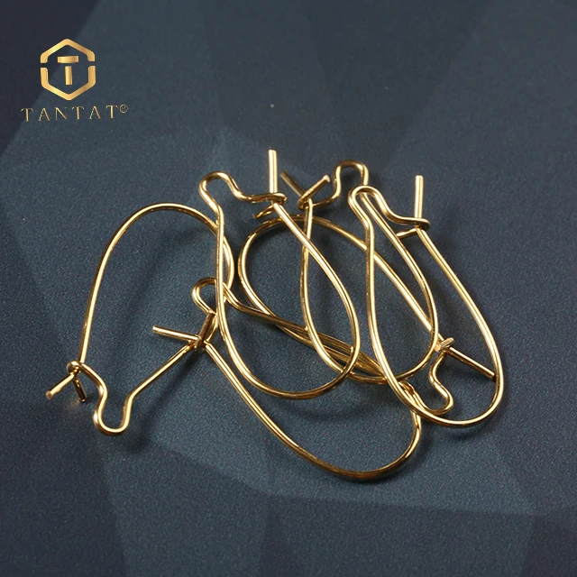 Earring Hoop Wire Jewelry Finding Components Rhodium Plated Brass Metal Earring