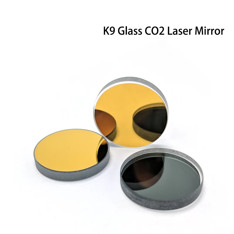 Hot Selling Optical Glass Mirrors Dia 20mm 25mm Gold Coated CO2 Laser K9 Reflective Mirror for Laser Engraving Cutting Machine