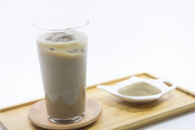 No additives preservatives gluten-free customized label bag roasted hojicha leaves green tea milk