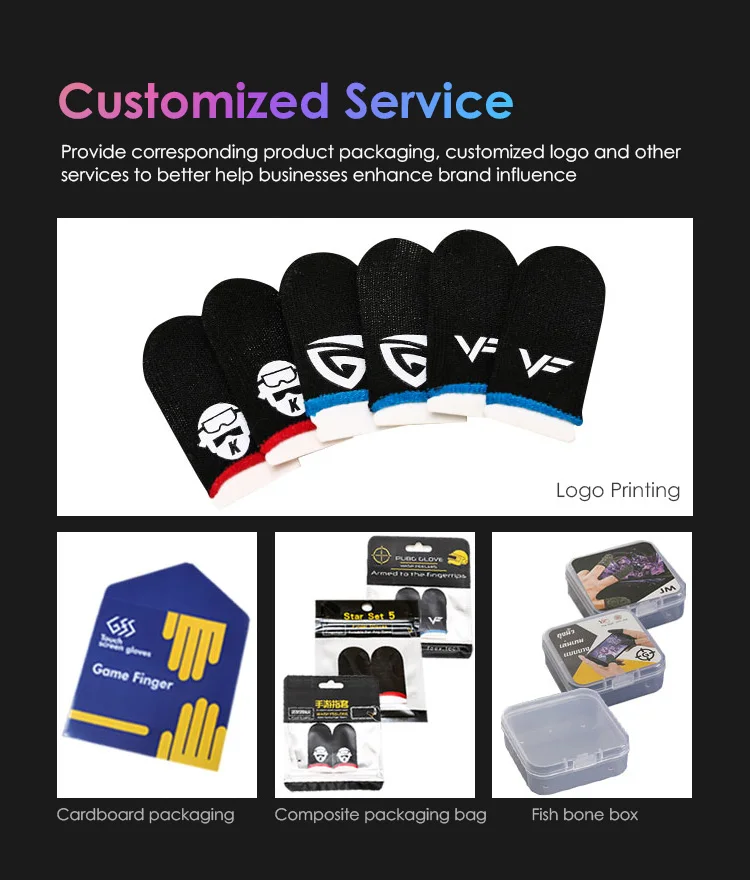 Finger Sleeve Feelers3 Sweat proof Sensitive No delay for Mobile Game PUBG for Phones Gaming Accessories with Gamepad