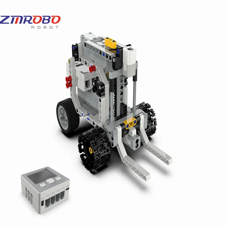 ZMROBO 2022 New Education Robot For Children Coding Programming Building Blocks  STEM Kit Block Building DIY Education Robots