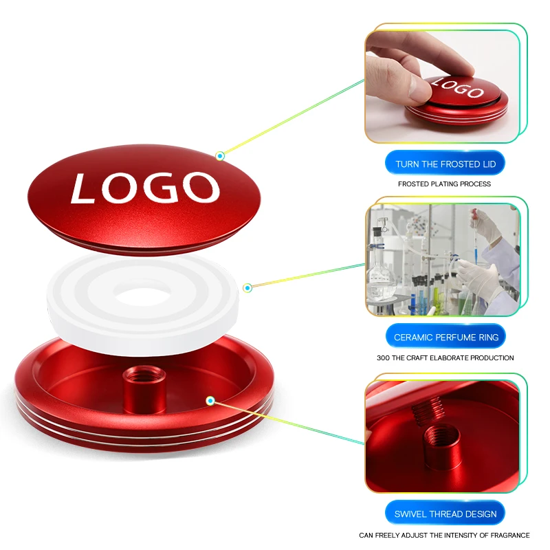 Wholesale Custom Car Air Freshener Solid Aroma Perfume UFO