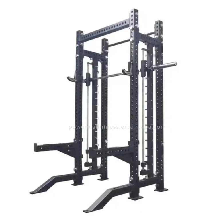 Powerman Fitness New Style Gym Equipment Half Power Rack Multi Function Station