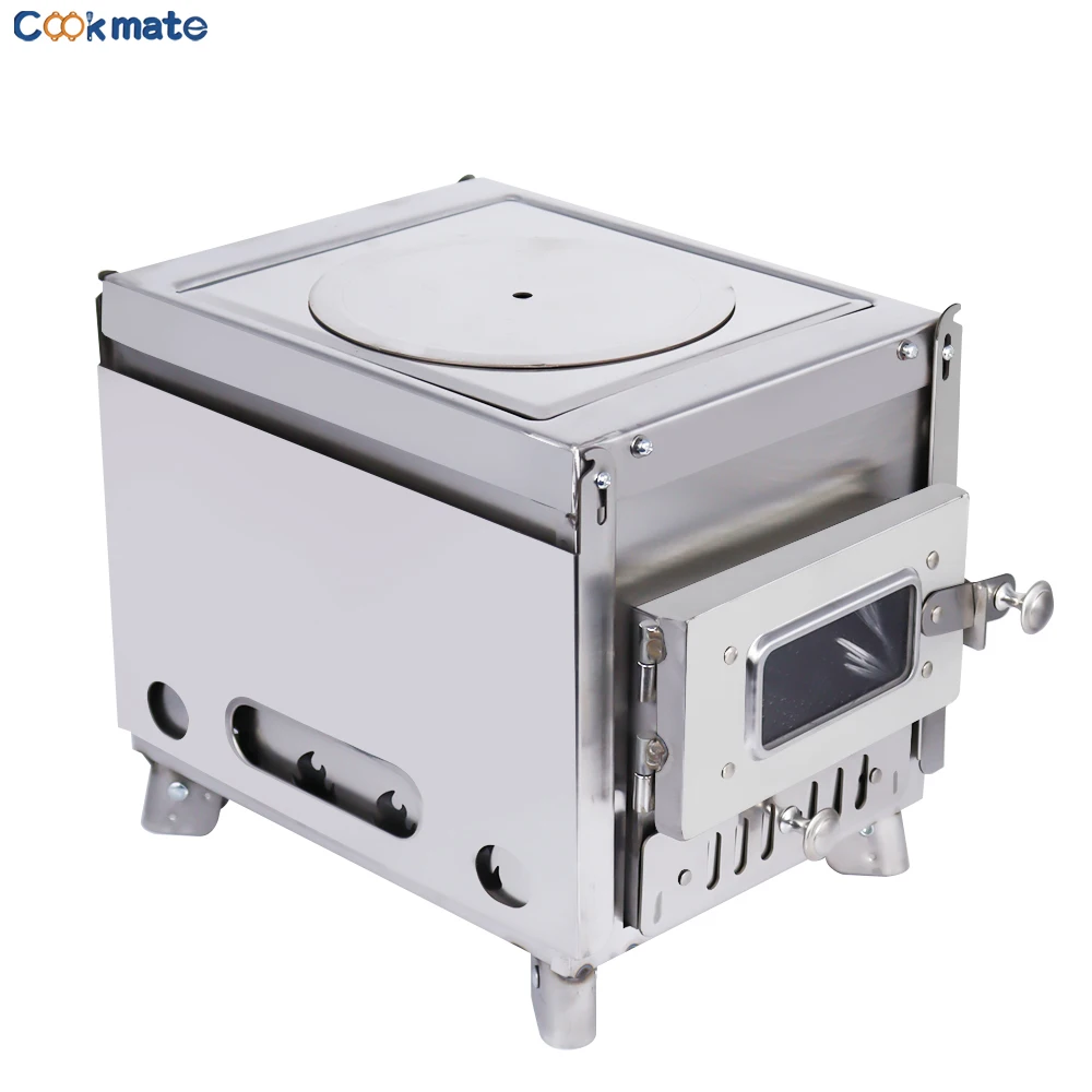 Newly Stainless Steel Toaster Charcoal Kit Outdoor Korean Bbq Grill Wood Fire Pizza Oven
