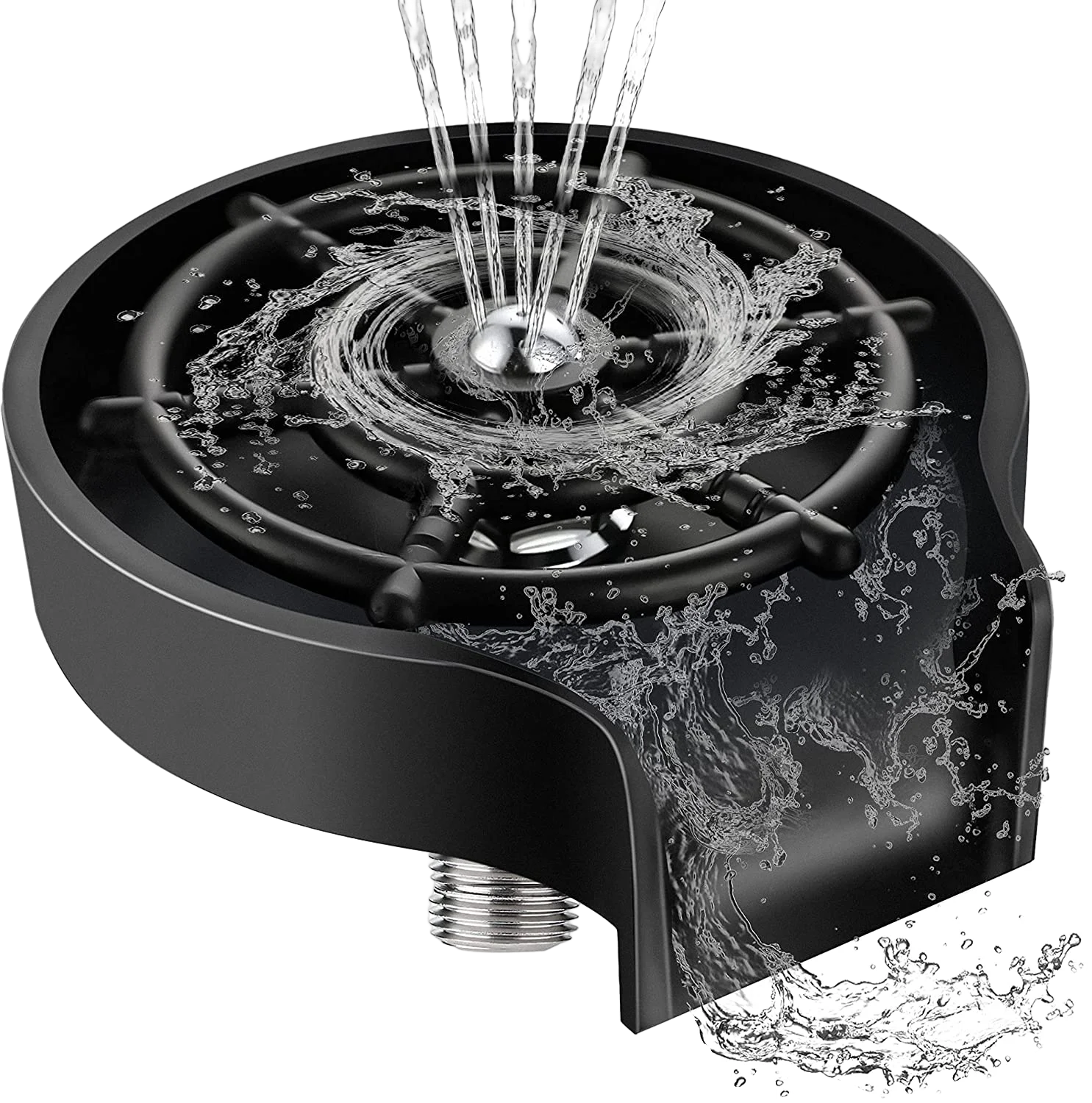 High Pressure Faucet Glass Rinser For Kitchen Sink Automatic Glass Cup Washer Beer Coffee Milk Tea Cup Cleaner Bar Accessories