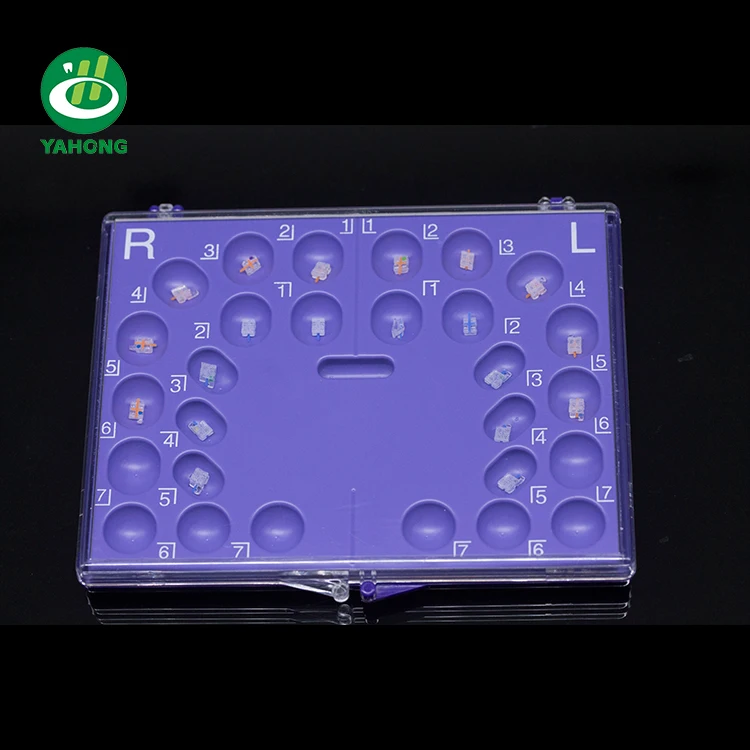 Dental Braces Orthodontic Sapphire Brackets with indicator Sapphire Brackets