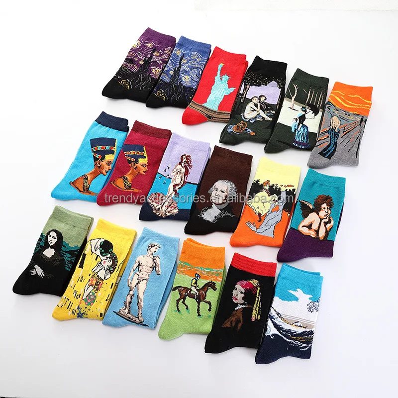 Superhero Anime Winter Socks New Cartoon Hot Sale Novelty Marvel comic character funny 3D socks