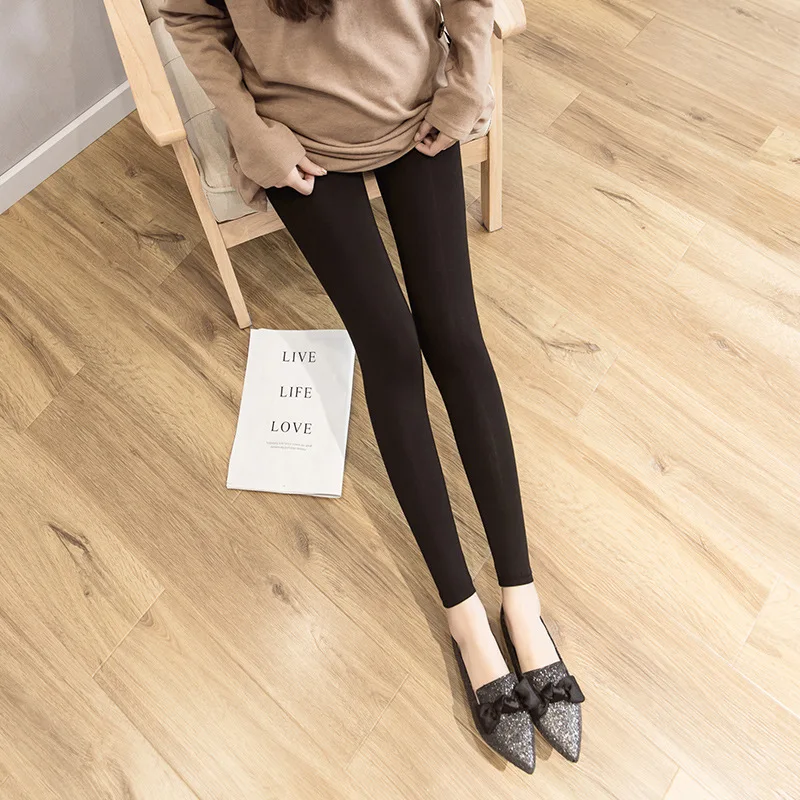 
spring and summer velvet pregnant leggings casual fashion high waist support vertical strip maternity yoga pants for women 