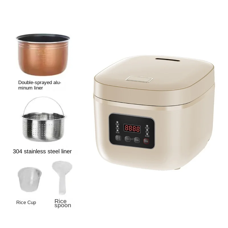Hot Sale Furniture OEM Chinese Foshan Factory Kitchen Appliances Cylinder Electric Mini Rice Cooker 2.5L with Heating Plate