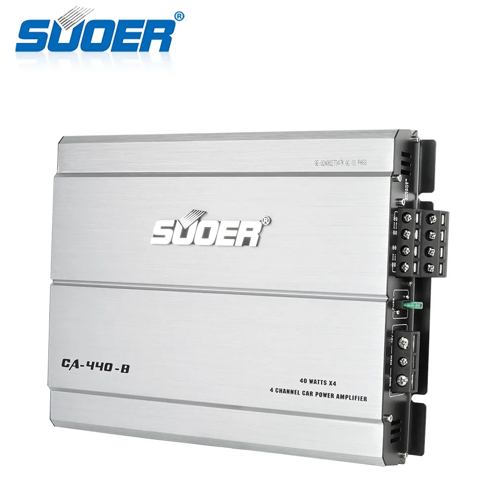 Suoer CA-440-B hot 4 ch 12 V digital amp car power amplifiers four channel audio car amplifier 4-channel
