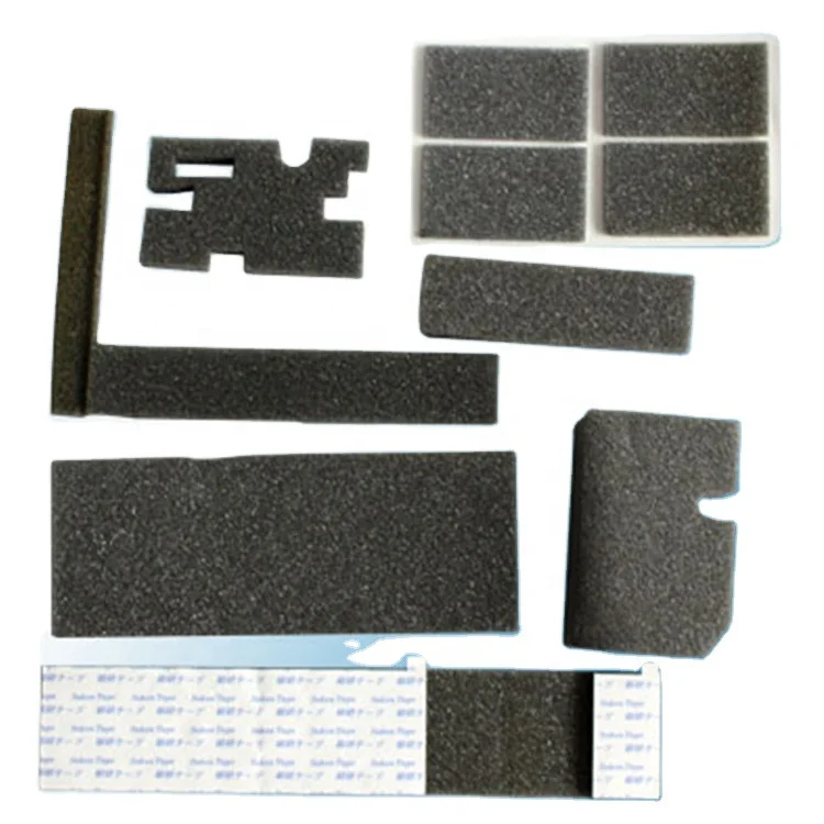High Precision Cutting Foam Sponge Parts 3m Self Adhesive Pad Round EVA Gasket Die Cut Custom Foam Padding for Medical