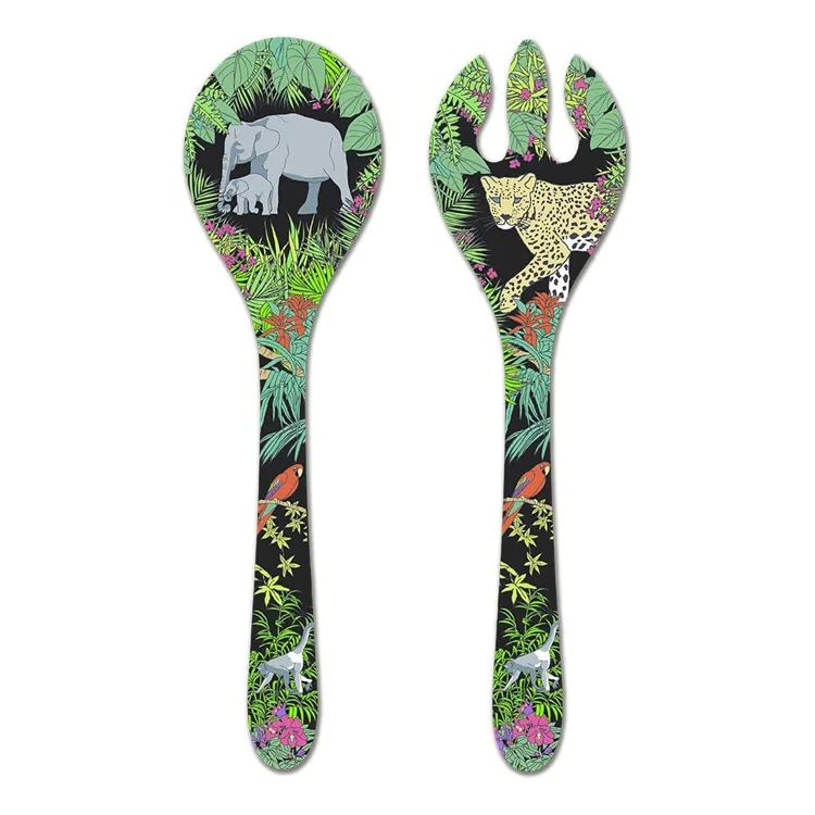 Melamine Mixing Cutlery Set Fork and Spoon