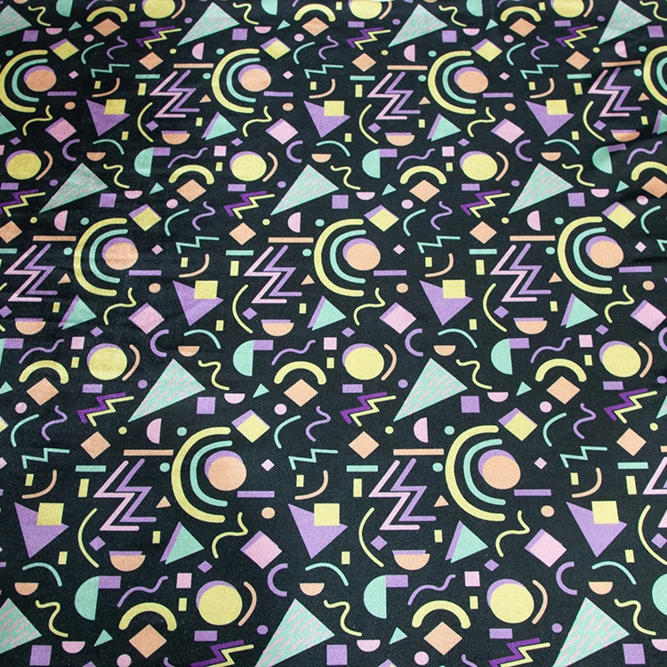 
Chinese product pakistan garment digital printed velvet polyester fabric price per meter 