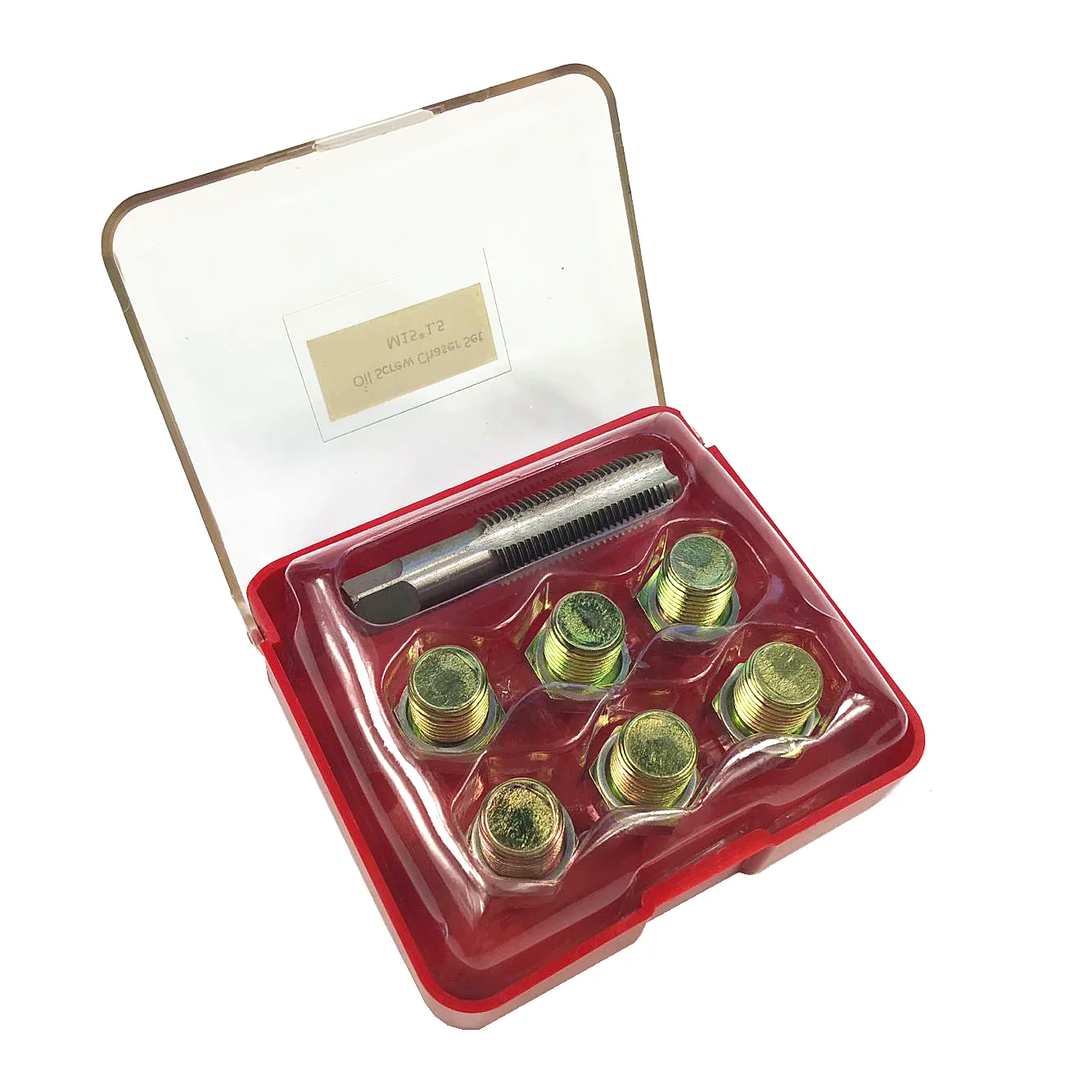 M13 x 1.5MM Oil Drain Plug Tap Thread Repair Kit Oil Pan Screws Rethread Tool