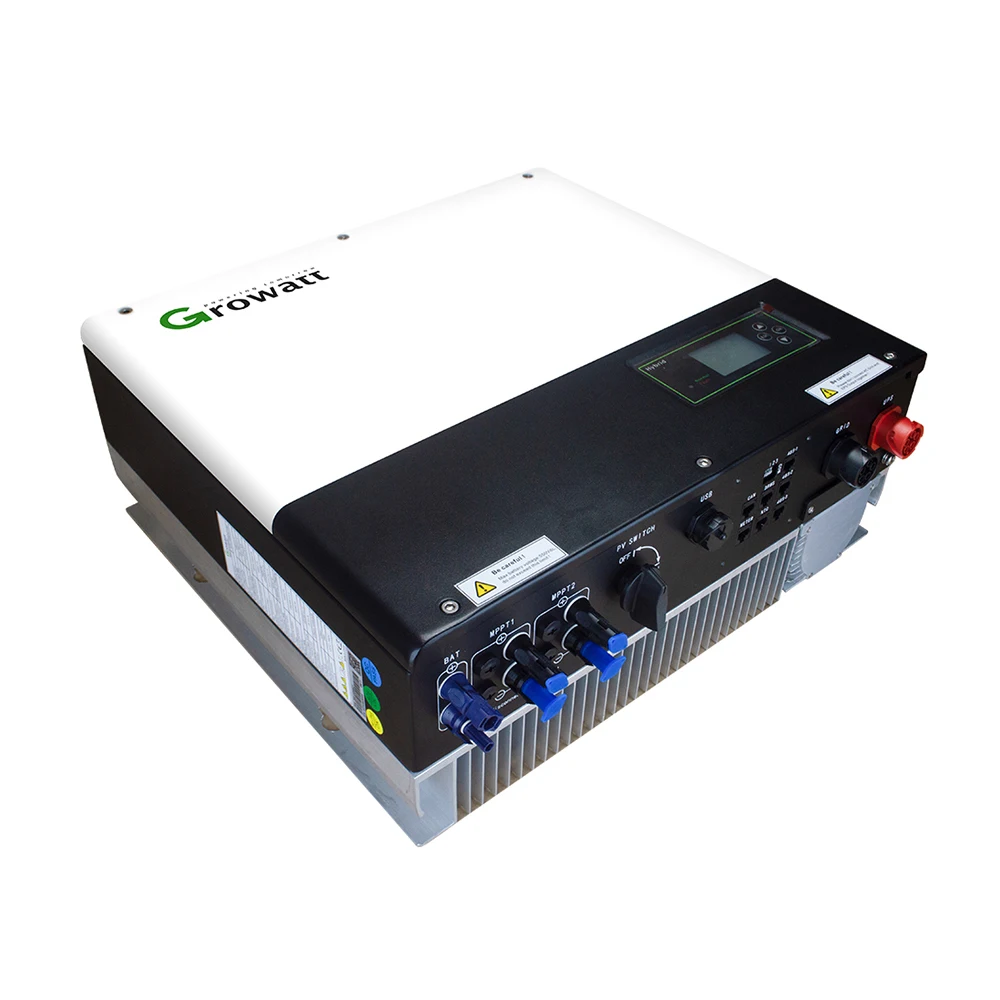 Growatt hybrid solar inverter with mppt charge controller 3kw 5KW 6KW 8KW 10KW  three phase Growatt Hybrid Inverter