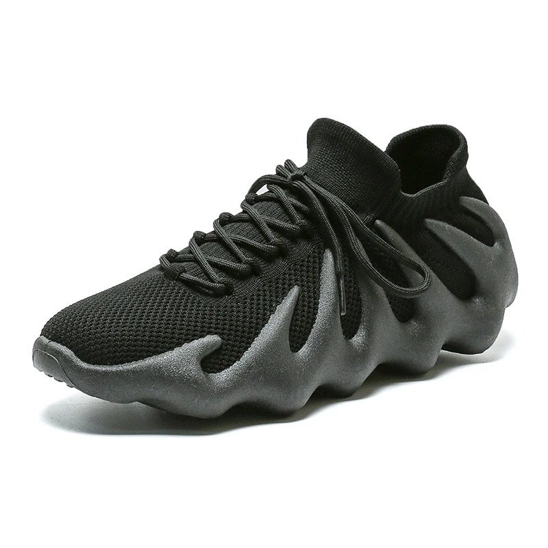 2021 China hot selling stylish lightweight mesh knit upper easy wear casual athletic sports workout