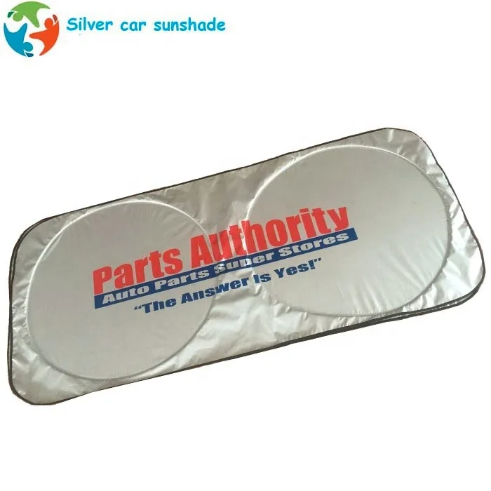 Universal fitting Car window sunshade custom design printable white tyvek car sunshade