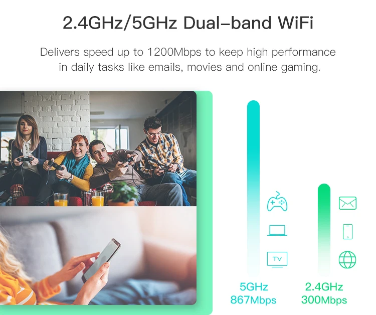 VPN Server Parental Control Office and home fast mobile broadband wireless Wifi router