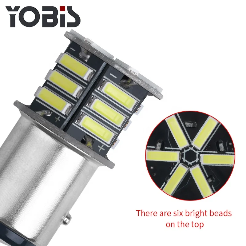 Оптовая цена 1156 1157 S25 BA15S 7020 21SMD белый красный 12 в автомобильный сигнал поворота стоп-сигналы