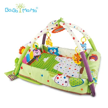 Wholesale musical baby piano keyboard play mat toy multi-function baby piano gym mat