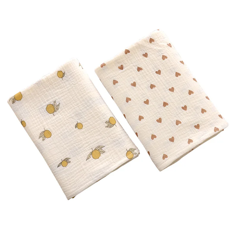 Hot sale low MOQ new design high quality organic cotton  bath towel muslin swaddle baby blanket