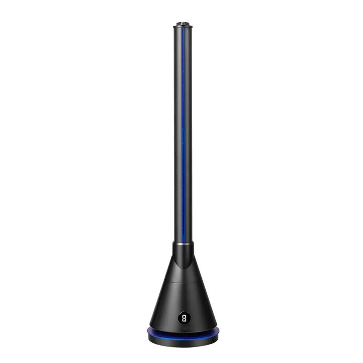 KC ISO GS Certificate Home Fan Electric Turbo Fan Silent Ptc Ceramic Heating Overheat Protection 1400W Tall Bladeless Fan Tower