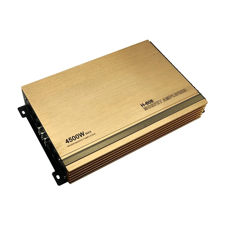 Single high-power 4-channel car power amplifier source power supply factory car audio