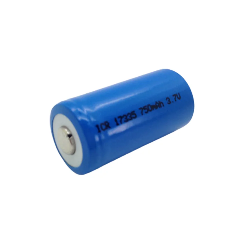 Rechargeable 3.7v ICR17335 750mah Li-ion battery pack for led emergency bulb light li-ion battery with high quality factory OEM