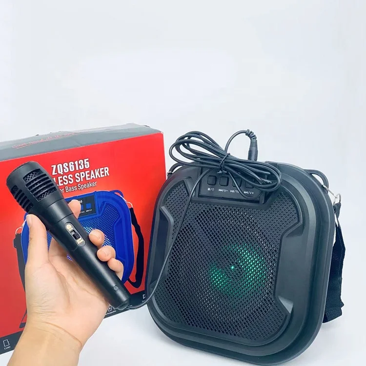 2022 Wholesale Scalable Subwoofer Bass Colorful Led Speakers Waterproof Wireless Stereo Blue tooth Sound Box Speaker