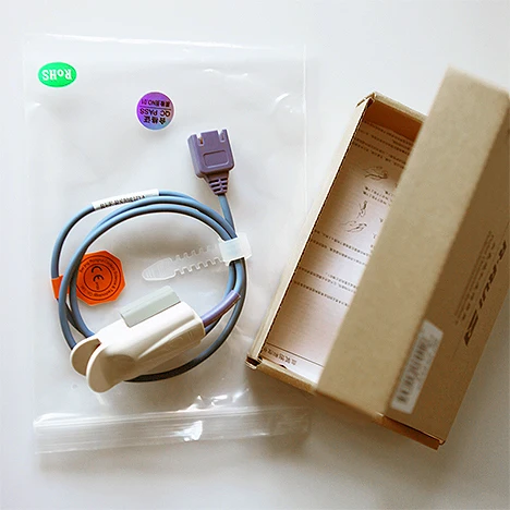 Reusable Adult/Pediatric/Infant SpO2 sensor, Compatible Nellcor SpO2 probe silicone wrap/finger clip spo2 cable