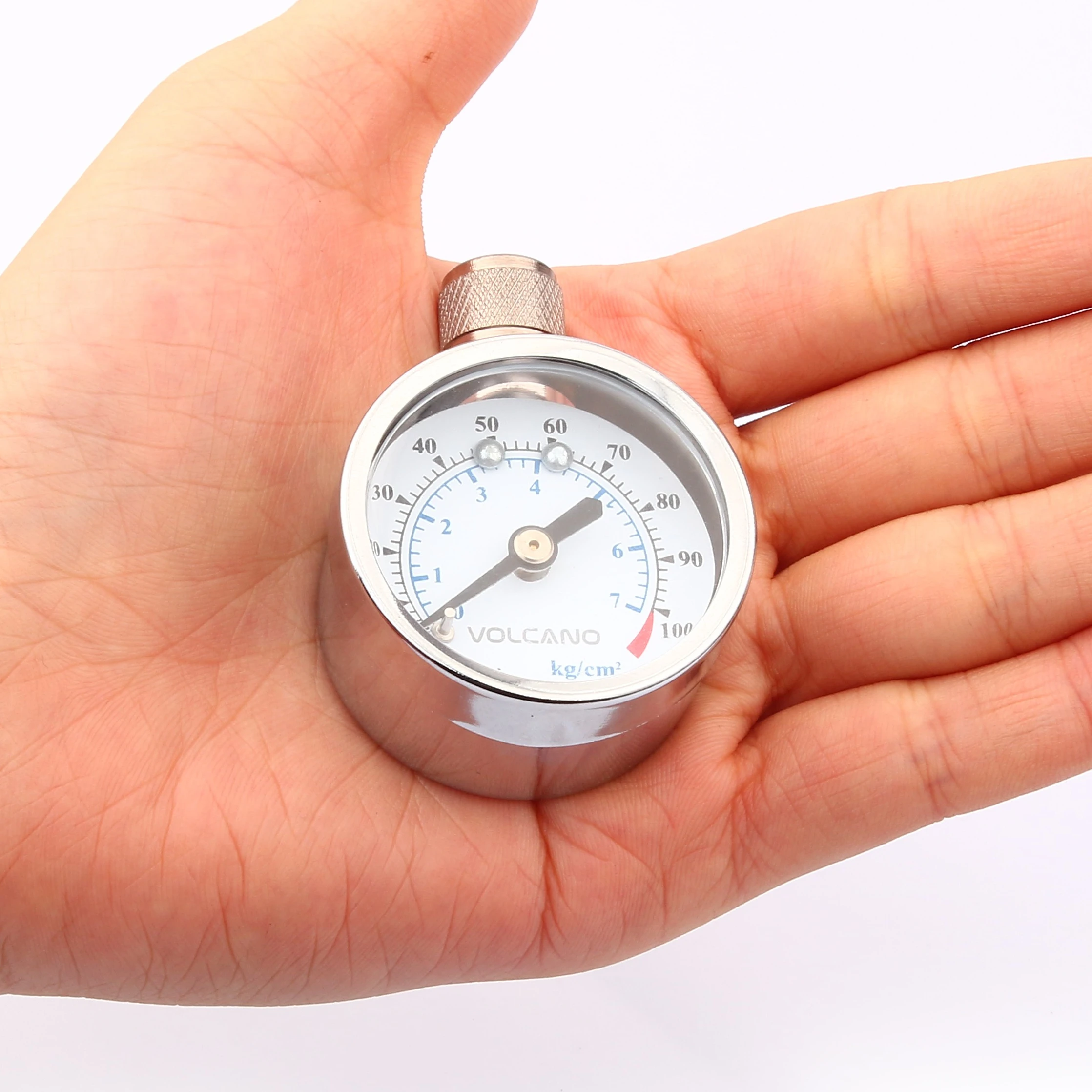 Metal Car Digital Tyre Pressure Meters Mini Portable Tire Gauge Universal Volcano Stainless Steel Dial Tire Pressure Gauge