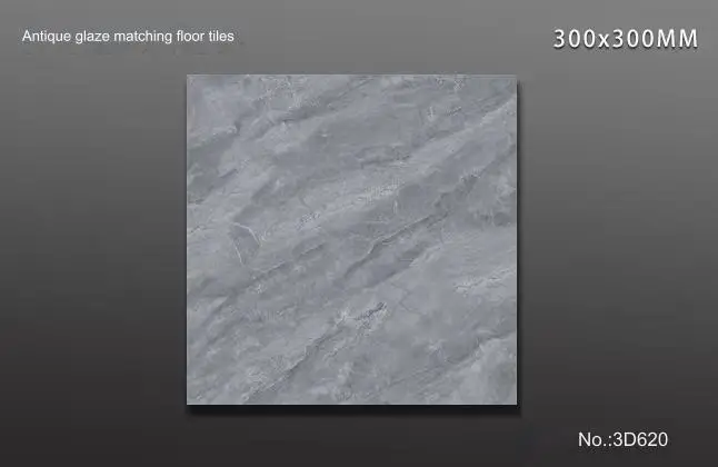 Foshan Stone Antique Glaze Matching Floor Tiles Small Square Tiles Carpet Tiles Modern Natural Source Factory 30*30cm Gray 9mm